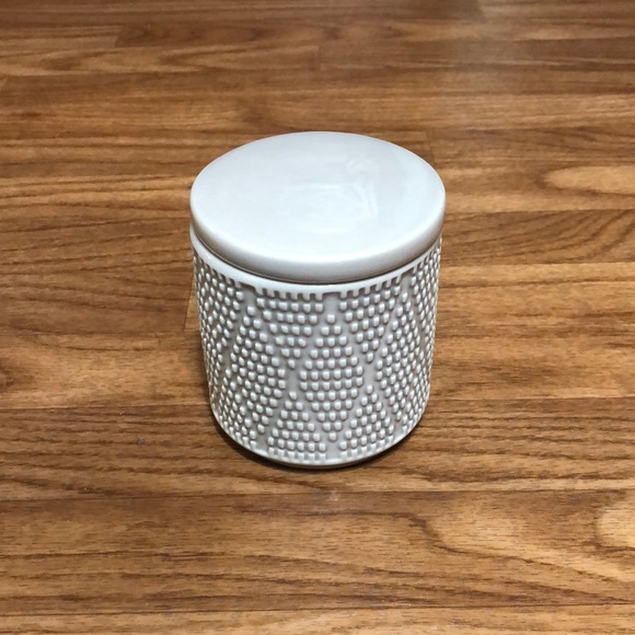 Threshold Bath Canby Threshold Ceramic Canister Gray With Lid Size